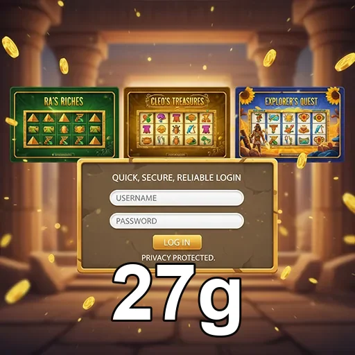 Ilustração de Conquiste a Diversão do Cassino Online com 27g